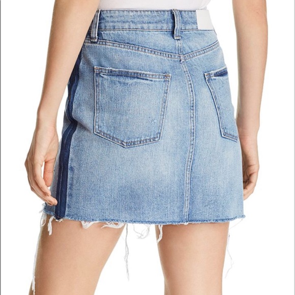 Pistola Sierra Side Stripe Distressed Denim Mini - Picture 2 of 8